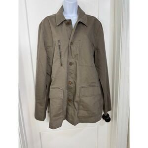GSTQ‎ canteen jacket with pockets size large olive green